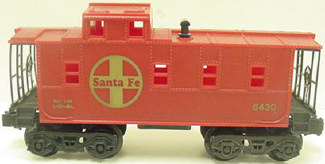 Lionel 6-6430 O Gauge Santa Fe Red Caboose EX/Box