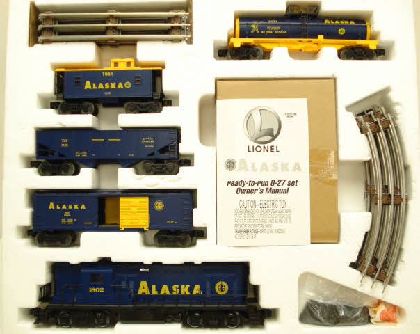 Lionel 6-11972 O Gauge Alaska Railroad GP-7 Diesel Train Set MT/Box
