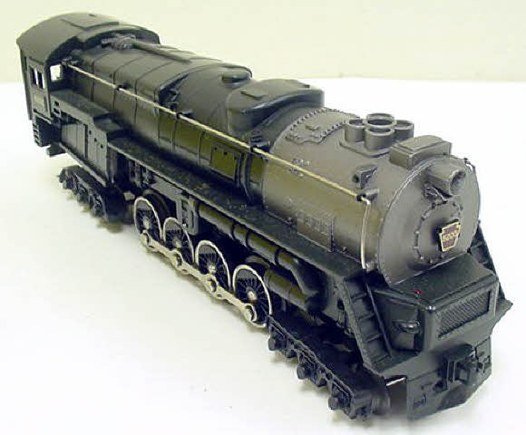 MTH 30-1167-1 O Pennsylvania 6-8-6 Turbine Steam Locomotive and Tender w/PS2 EX/Box