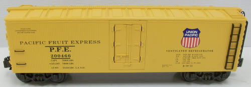 K-Line K642-21133 O Gauge Union Pacific PFE Wood-Sided Reefer #200466 LN/Box