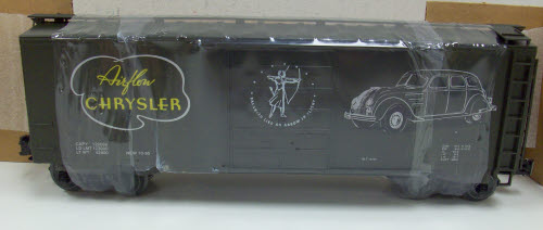 Weaver 1095 O-Gauge Airflow Chrysler Boxcar (3 Rail) NIB