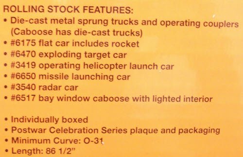 Lionel 6-31754 O Gauge PWC N&W Space-Freight Steam Train Set #2545WS LN/Box