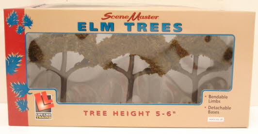 Life Like 1980 SceneMaster Large Elm Trees Height 5 - 6