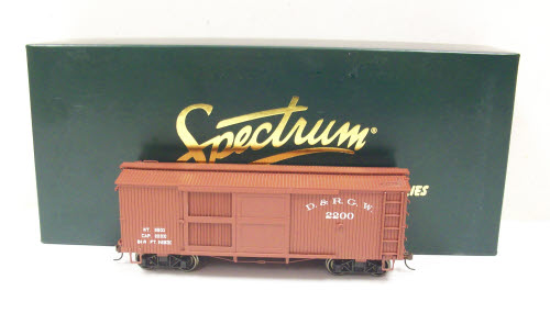 Bachmann Spectrum 27618 On30 D&RGW Ventilated Box Car #2200