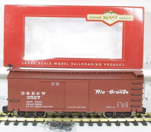 Bachmann 93318 G Scale Denver & Rio Grande Western Boxcar #3527
