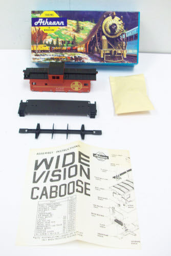 Athearn 5367 HO Scale ATSF Santa Fe Wide Vision Caboose Kit