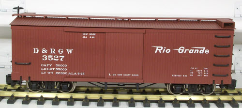 Bachmann 93318 G Scale Denver & Rio Grande Western Boxcar #3527