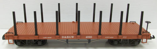 LGB 4060 Denver & Rio Grande Western Flatcar w/Stakes #4060 LN/Box