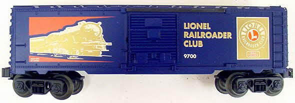 Lionel 6-19978 O Gauge Lionel RR Club LRRC Gold Member Boxcar #9700 LN/Box