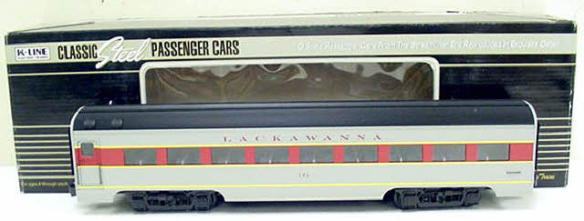 K-Line K4638-10315 O Lackawanna 15" Aluminum Coach Car #315 LN/Box