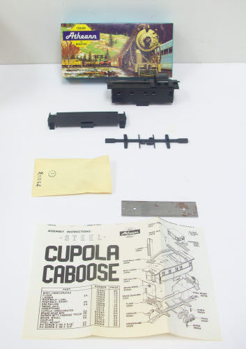 Athearn 1249 HO Undecorated 34' Cupola Caboose Kit