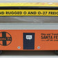 MTH 30-7808 O Gauge Santa Fe Semi-Scale Refrigerator Car #1899 LN/Box