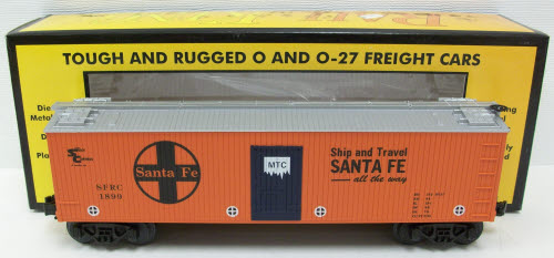 MTH 30-7808 O Gauge Santa Fe Semi-Scale Refrigerator Car #1899 LN/Box