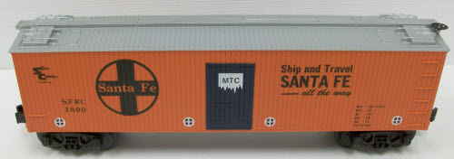 MTH 30-7808 O Gauge Santa Fe Semi-Scale Refrigerator Car #1899 LN/Box