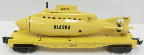 RGS 713 SSN Flatcar w/Alaska Submarine MT/Box