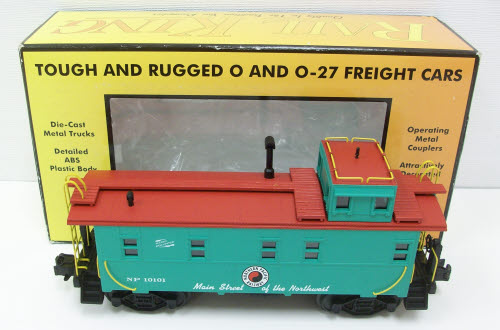MTH 30-7772 O Northern Pacific RailKing Offset Steel Caboose Car #10101 LN/Box