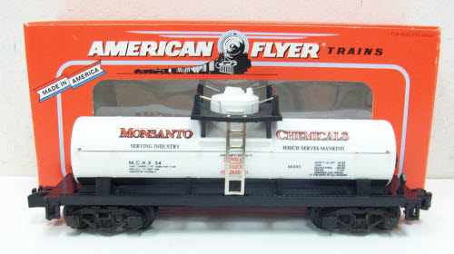 American Flyer 6-48495 S Scale Monsanto Chemicals Single Dome Tank Car LN/Box