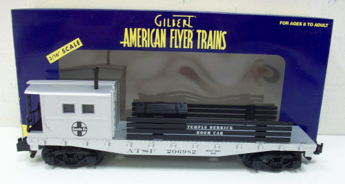 American Flyer 6-48723 S Gauge Santa Fe Crane Boom Car #206982 LN/Box