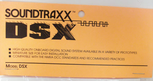 SoundTraxx DSX Onboard Digital Sound - UP Challenger