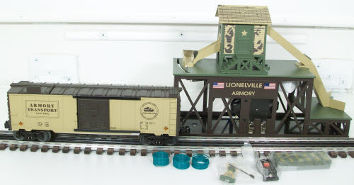 Lionel 6-14244 O Gauge Ammo Loader With Ammo Boxcar #36802 NIB