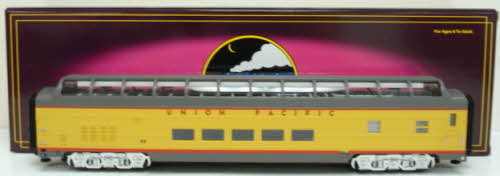 MTH 20-6753 O Union Pacific Full Vista Dome Passenger Car #55 LN/Box