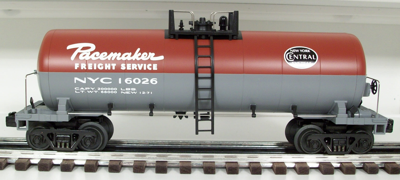 MTH 30-73182 O Gauge New York Central Modern Tank Car #16026 EX/Box