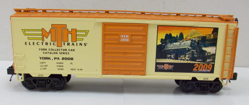 MTH 20-93432 O Gauge TCA Fall York 2008 40' Box Car LN/Box