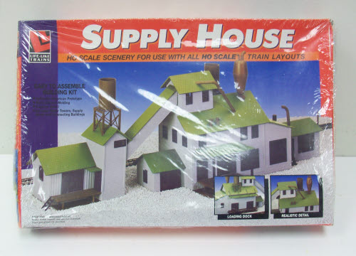 Life Like 1398 HO Scale Supply House Building Kit