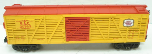 MTH 30-7118 Circus Stock Car #20743 NIB