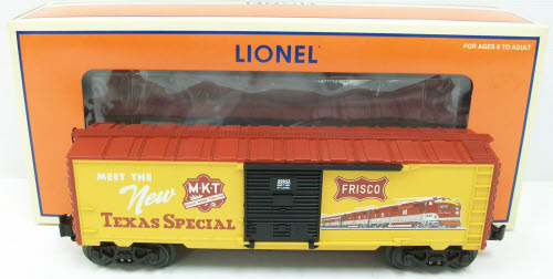Lionel 6-29943 O Gauge Texas Special RR Art Boxcar LN/Box