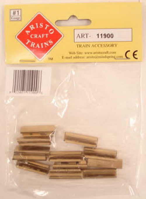 Aristo-Craft 11900 G Scale Brass Rail Joiners (Pack of 12)