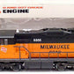 Lionel 6-8855 O Gauge Milwaukee Road SD-18 Powered Diesel Locomotive EX/Box