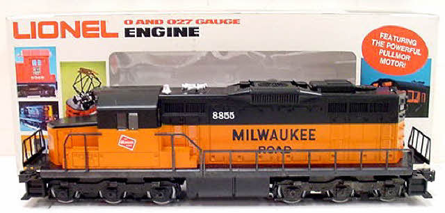 Lionel 6-8855 O Gauge Milwaukee Road SD-18 Powered Diesel Locomotive EX/Box