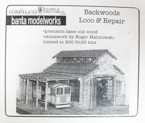 Banta Model Works 6094 On30 Backwoods Loco & Repair Shop