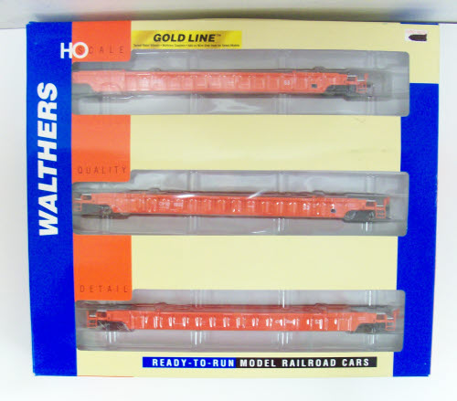 Walthers 932-3944 HO Canadian Pacific NSC 3-Unit 53' Well Car (Set of 3) LN/Box