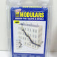 Walthers 933-3736 HO Scale Modern Fire Escape & Details Dark Gray Plastic Kit
