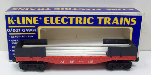 K-Line K6612 O Gauge AT&SF (Santa Fe) Rail Carrier LN/Box