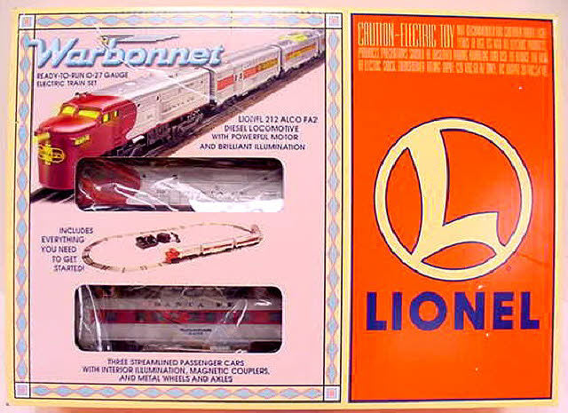 Lionel 6-11929 O Scale Santa Fe Diesel Passenger Train Set LN/Box