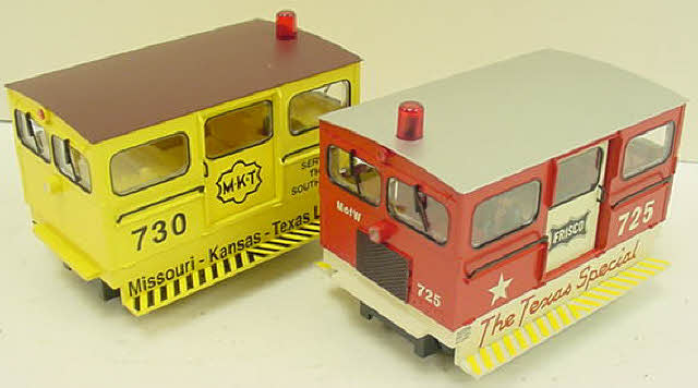 Lionel 6-52396 O Gauge LCCA MLR Frisco Flatcar With 2 Speeders VG/Box