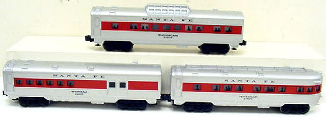 Lionel 6-11929 O Scale Santa Fe Diesel Passenger Train Set LN/Box