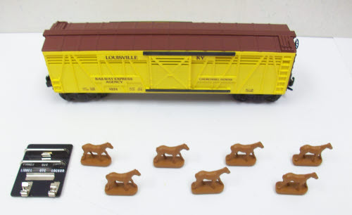 Lionel 6-9224 Churchill Downs Operating Horse Car Set EX