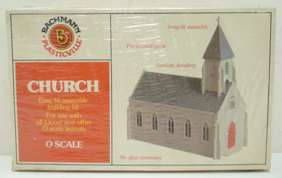 Plasticville 1933 Vintage O Church Building Kit