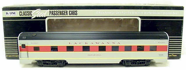 K-Line K4638-10001 O Lackawanna "Tioughnioga" 15" Aluminum Sleeper Car LN/Box