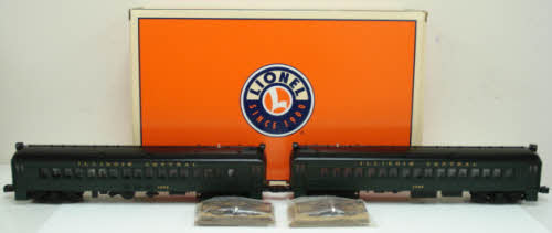 Lionel 6-18347 O Gauge Illinois Central MU Powered Commuter Car Set #1204/1205 LN/Box