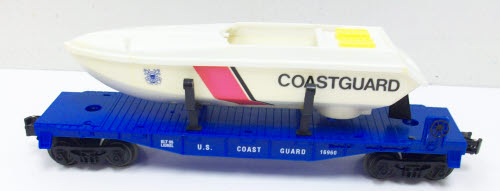 Lionel 6-16960 US Coast Guard Flat Car with Boat VG/Box