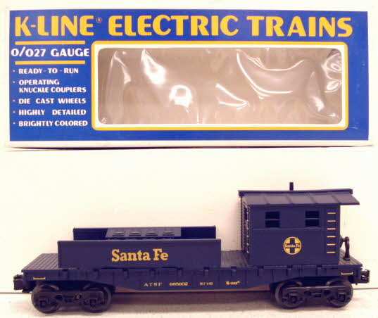 K-Line K685602 O Gauge Atchison, Topeka & Santa Fe Boom Car LN/Box