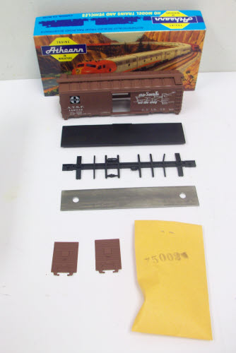 Athearn 5014 HO Scale Santa Fe Grand Canyon 40' Boxcar # 145385 Kit