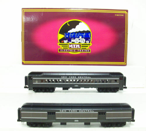 MTH 20-4495 O NYC 70’ Madison Baggage/Coach Passenger Car Set (Set of 2) LN/Box