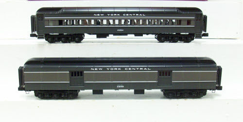 MTH 20-4495 O NYC 70’ Madison Baggage/Coach Passenger Car Set (Set of 2) LN/Box