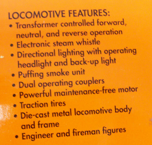 Lionel 6-30124 Thunder Valley O Gauge Steam Freight Train Set